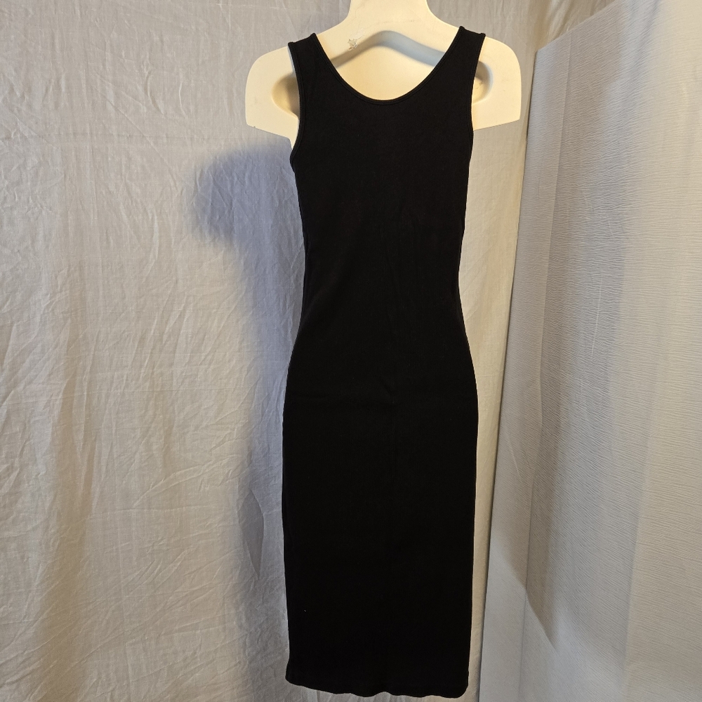 Long Ribbed Tank Dress - Size M - Picture 4 of 8